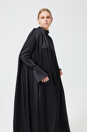 لباس حجاب مشکی زنانه اورسایز Nuum Design - کد 672033529