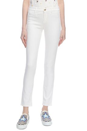 شلوار جین سفید زنانه پاچه ساده Mih Jeans - کد 135766137