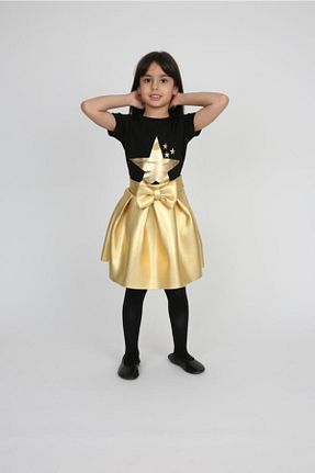 ست بالاتنه و پائین تنه زرد بچه گانه بافتنی Nacar - کد 672002146