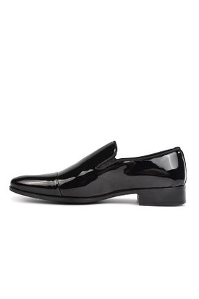 کفش کلاسیک مشکی مردانه چرم لاکی Pierre Cardin - کد 124522806