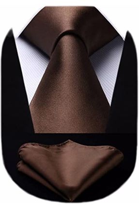 کراوات قهوه ای مردانه Standart ساتن کد 474724926