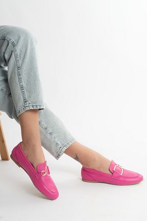 بابت صورتی زنانه چرم خالص PASSAGE SHOES - کد 672722836