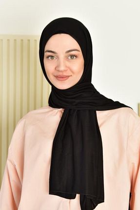 شال مشکی زنانه پنبه پلی استر Naymila - کد 672574473