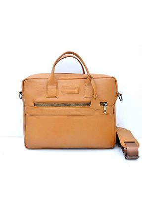 کیف لپ تاپ و مدارک قهوه ای زنانه چرم خالص Veskemann - کد 672596209