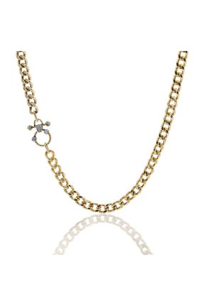 گردنبند جواهر طلائی زنانه روکش طلا کد 672724365