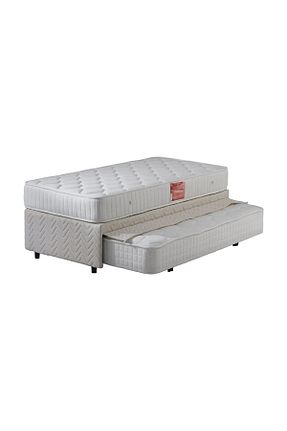 تختخواب جک دار طوسی پارچه Pony Yatak - کد 6536207
