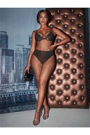 لباس مشکی زنانه بافتنی Secret Inside Lingerie & Dress Collection - کد 672507499
