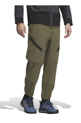 شلوار کرمگن خاکی مردانه فاق بلند adidas - کد 673089766