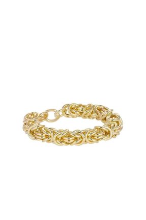 دستبند جواهر طلائی زنانه کد 667472593