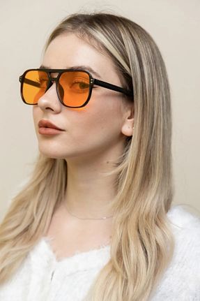عینک آفتابی نارنجی زنانه UV400 LOOKUP NEW - کد 674303734