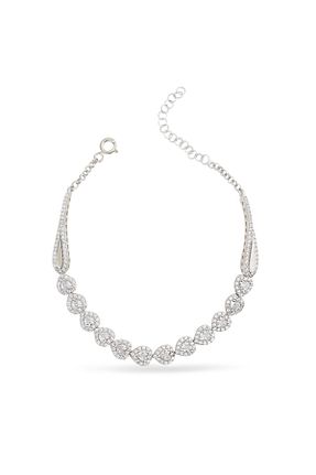 دستبند نقره سفید زنانه 925 عیار Silveranka - کد 674336817