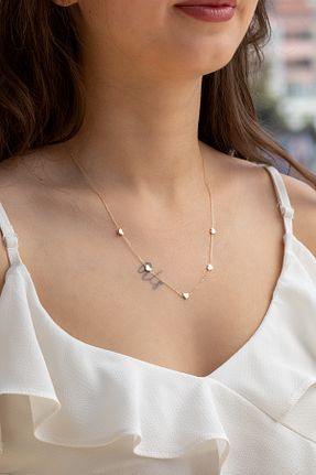 گردنبند طلا سبز زنانه 14 عیار Cenova Jewelry - کد 674364235