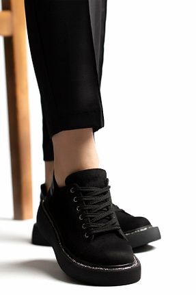 کفش اسنیکر مشکی زنانه بند دار Stilbagshoes - کد 674421565