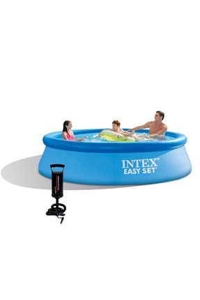 استخر بادی و لوازم نارنجی بدون پمپ باد Intex - کد 87603895