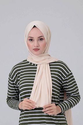 شال طوسی زنانه پنبه ای Nacar - کد 87705694