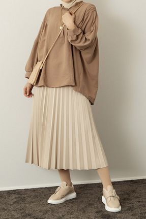 دامن حجاب نباتی زنانه کمر کش دار Essah Moda - کد 87705749