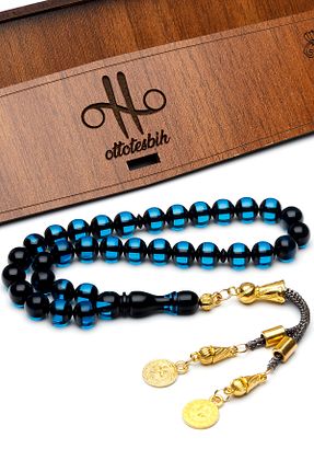 تسبیح آبی کهربا OTTOTESBİH - کد 800205389
