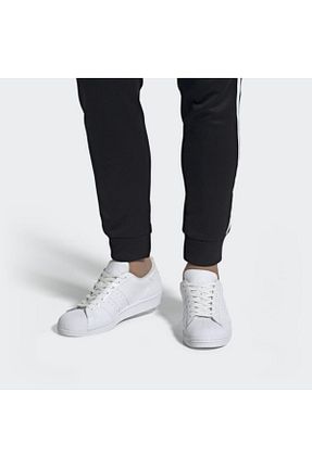 کفش اسنیکر سفید مردانه چرم اصل adidas - کد 151791817