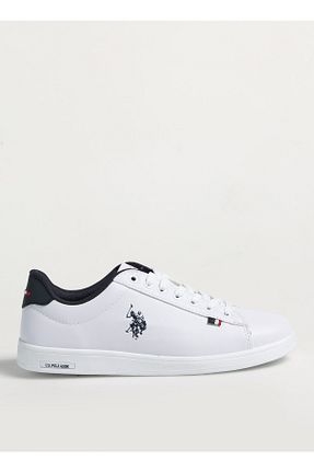 کفش اسنیکر سفید مردانه بند دار U.S. Polo Assn. - کد 673638276