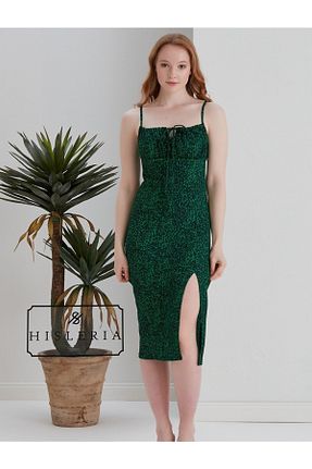 لباس سبز زنانه بافتنی Hisleria - کد 673644691