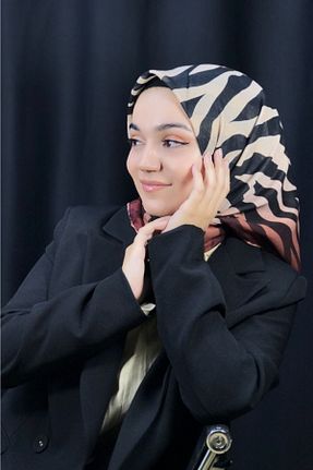 روسری نارنجی پنبه ای locella - کد 674240750