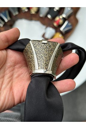 کراوات سرمه ای مردانه پارچه cheetah quality - کد 674405023