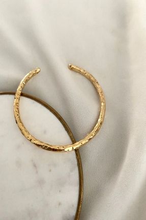 دستبند جواهر طلائی زنانه روکش طلا کد 674427833