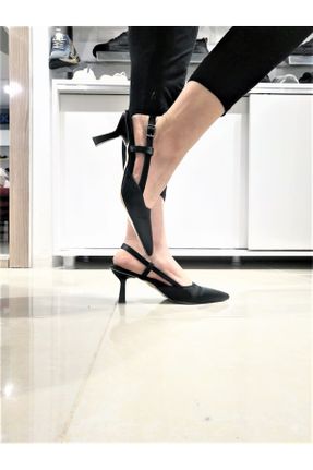 کفش پاشنه بلند کلاسیک مشکی زنانه پاشنه متوسط ( 5 - 9 cm ) کد 673516729