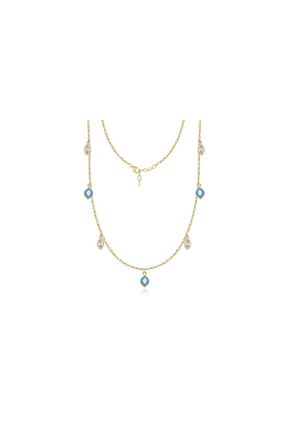 گردنبند طلا طلائی زنانه 14 عیار Tektaş - کد 673828221