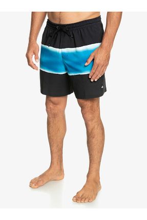 شلوارک ساحلی مشکی مردانه پلی استر Quiksilver - کد 673844591