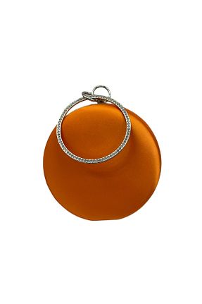 کیف مجلسی نارنجی زنانه پارچه ای Busrabags - کد 673863279