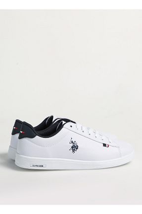 کفش اسنیکر سفید مردانه بند دار U.S. Polo Assn. - کد 673638276