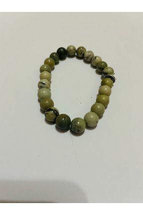 دستبند جواهر سبز زنانه سنگ طبیعی DTShop - کد 674197867