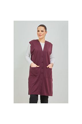 جلیقه بنفش زنانه سایز بزرگ Fresh&Moda - کد 674238400