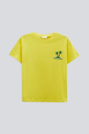تی شرت زرد بچه گانه کد 674363609
