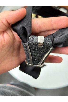 کراوات مشکی مردانه پارچه cheetah quality - کد 674405094