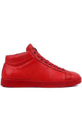 بوت / نیم بوت قرمز مردانه چرم خالص Sail Lakers - کد 4722670