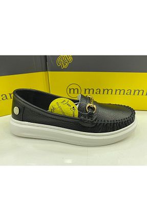 کفش کژوال مشکی زنانه چرم خالص Mammamia - کد 675067749