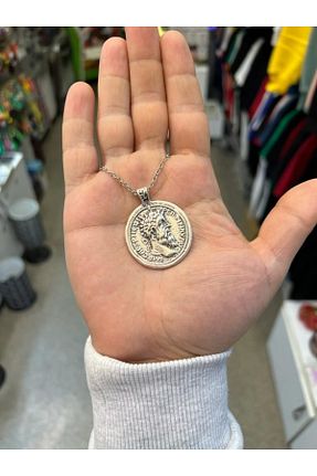 گردنبند جواهر زنانه روکش نقره Kuzgunshop - کد 675087540