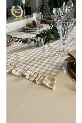 سرویس آمریکائی بژ مستطیل Decamor home - کد 658664694