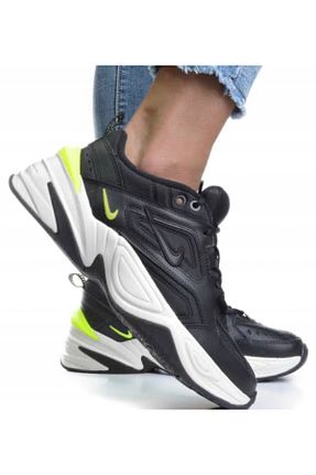 کفش اسنیکر مشکی زنانه چرم اصل Nike - کد 675854825