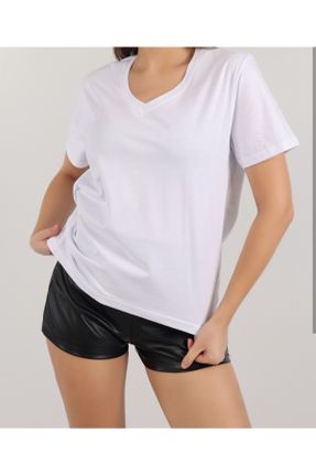 تی شرت سفید زنانه کد 674908968