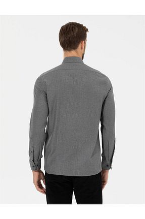 پیراهن مشکی مردانه اسلیم فیت Pierre Cardin - کد 675018148