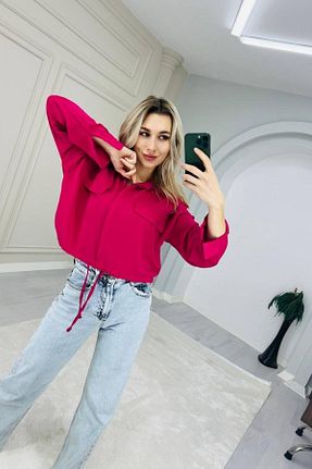 پیراهن صورتی زنانه اورسایز Jannock - کد 675484387