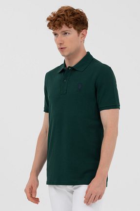 پولوشرت سبز مردانه پنبه ای U.S. Polo Assn. - کد 675499472