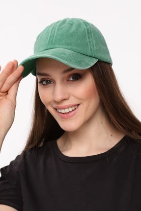 کلاه سبز زنانه پنبه (نخی) کد 675655330