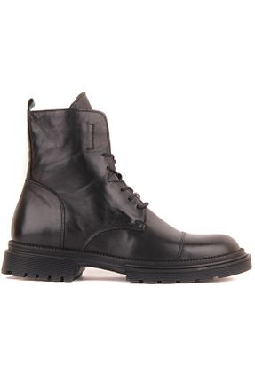 بوت / نیم بوت مشکی مردانه چرم خالص Sail Lakers - کد 357808467