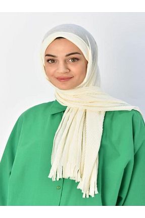 شال بژ زنانه پلی استر کد 675103190