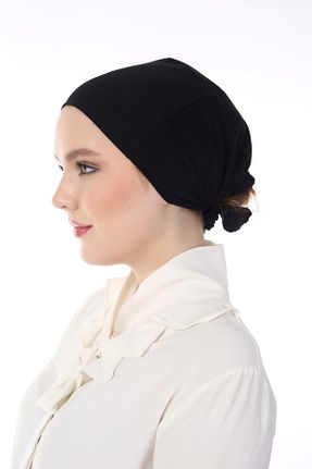 کلاه شنای حجاب مشکی زنانه HATİCEATABEYLİBUTİK - کد 676544560