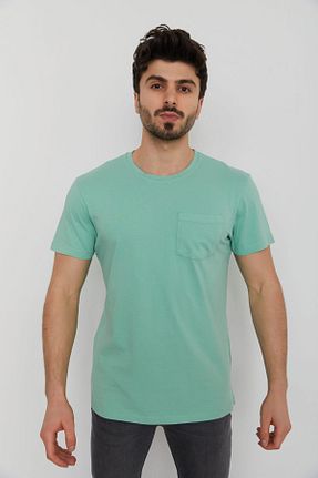 تیشرت سبز مردانه اسلیم فیت Cazador - کد 676935936